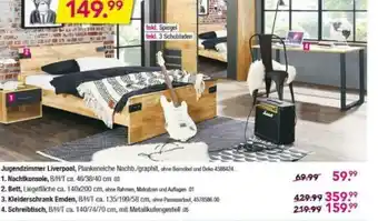 Möbel Boss Judenzimmer Liverpool Angebot