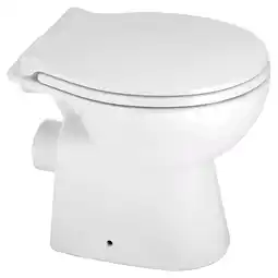 toom Baumarkt Stand-WC 'AquaSu' spülrandlos weiß 36 x 39 x 47 cm Angebot