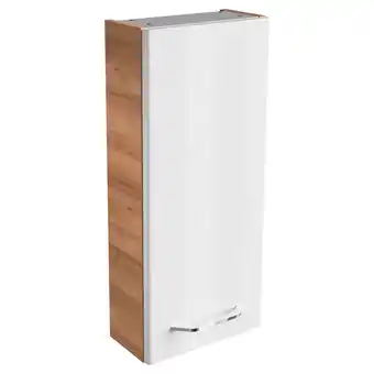 toom Baumarkt Fackelmann Hängeschrank 'Milano' asteiche/weiß 30 x 68 x 15,5 cm Angebot