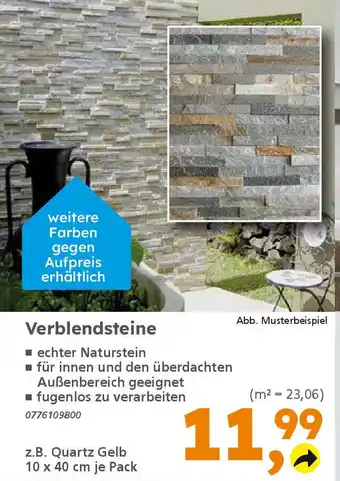 Globus Baumarkt Verblendsteine Angebot