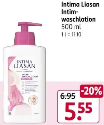 Rossmann Intima Liasan Intimwaschlotion Angebot