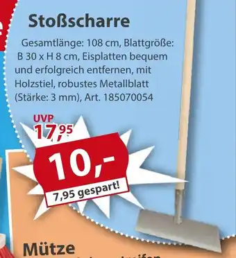 Sonderpreis Baumarkt Stoẞscharre Angebot