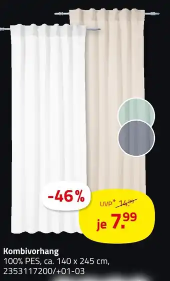 ROLLER Kombivorhang Angebot