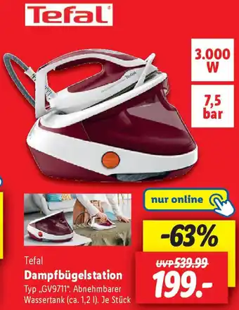 Lidl Tefal Dampfbügelstation Angebot