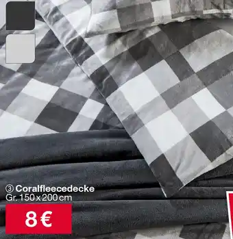 Woolworth Coralfleecedecke Angebot