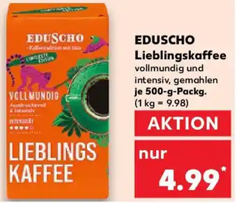 Kaufland EDUSCHO Lieblingskaffee Angebot