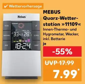 Kaufland MEBUS Quarz-Wetter- station »11109 Angebot