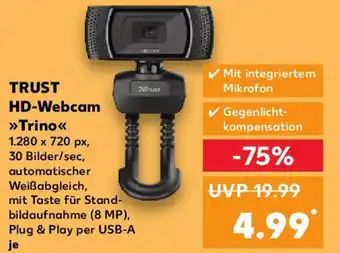 Kaufland TRUST HD-Webcam Trino Angebot
