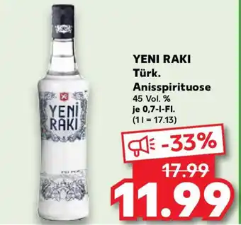 Kaufland YENI RAKI Türk. Anisspirituose Angebot