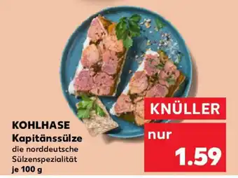 Kaufland KOHLHASE Kapitänssülze Angebot