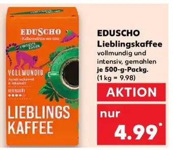 Kaufland EDUSCHO Lieblingskaffee Angebot
