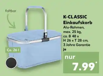 Kaufland K-CLASSIC Einkaufskorb Angebot
