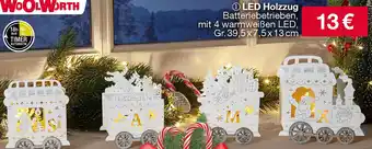 Woolworth LED Holzzug Angebot
