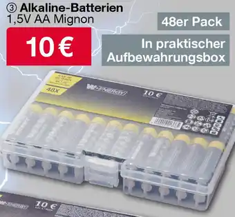 Woolworth W-ENERGY Alkaline-Batterien Angebot