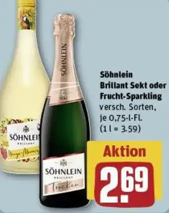 REWE Söhnlein Brillant Sekt oder Frucht-Sparkling Angebot