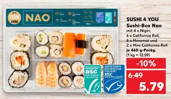 Kaufland SUSHI 4 YOU Sushi-Box Nao Angebot