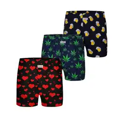 Netto Marken-Discount Sugar Pine Herren Boxer Motiv Print Mix 3er Pack Angebot