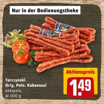 REWE Tarczynski orig. poln. kabanossi Angebot