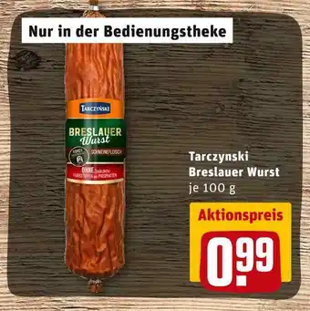 REWE Tarczynski breslauer wurst Angebot