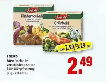 Markant Erasco Menüschale Angebot