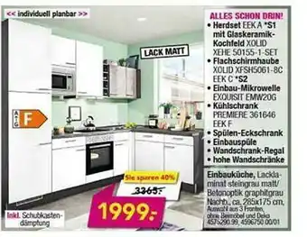 Möbel Boss Einbauküche Angebot