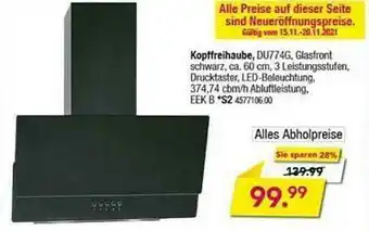 Möbel Boss Kopffreihaube Du774g Angebot