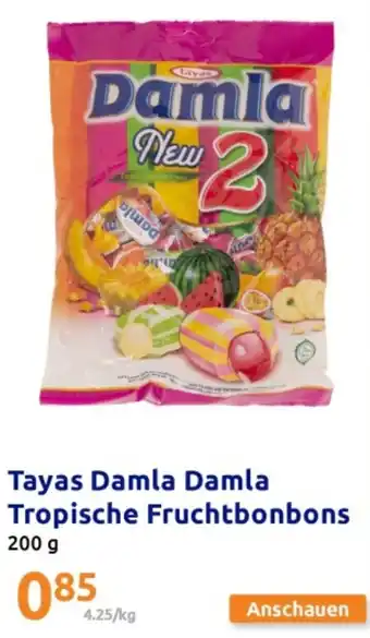 Action Tayas Damla Damla Tropische Fruchtbonbons Angebot