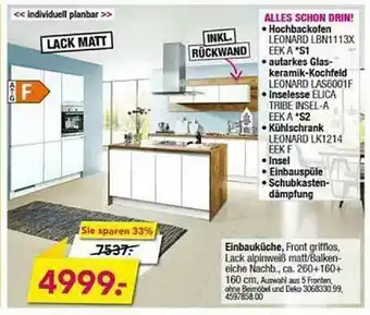 Möbel Boss Einbauküche Angebot