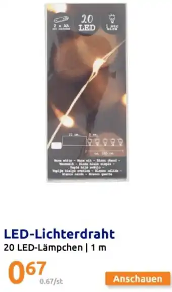 Action LED-Lichterdraht Angebot