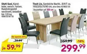 Möbel Boss Stuhl Susi Oder Tisch Lia Angebot