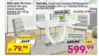 Möbel Boss Stuhl Jack Oder Tisch Ulm Angebot