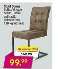 Möbel Boss Stuhl Donna Angebot