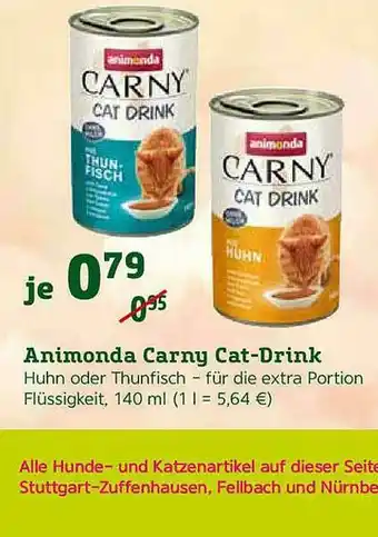 Pflanzen Kölle Animonda Carny Cat-drink Angebot