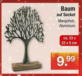 Zimmermann Baum Auf Sockel Angebot