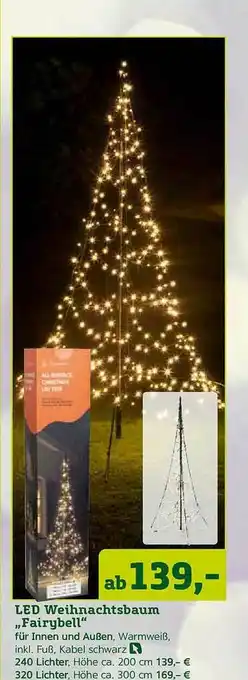 Pflanzen Kölle Led Weihnachtsbaum „fairybell“ Angebot