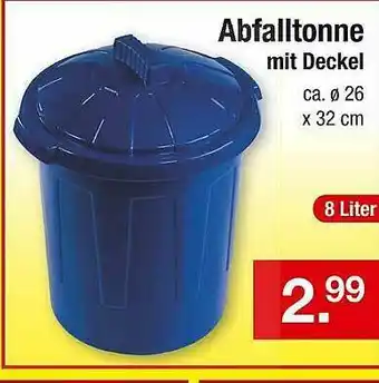 Zimmermann Abfalltonne Mit Deckel Angebot