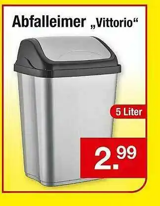 Zimmermann Abfalleimer Vittorio Angebot