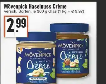 Edeka Mövenpick Haselnuss Creme Angebot