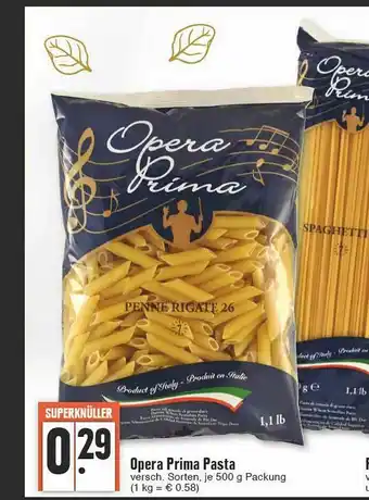 Edeka Opera Prima Pasta Angebot