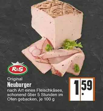 Edeka R&s Original Neuburger Angebot