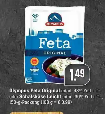 Edeka Olympus Feta Original Oder Schafskäse Leicht Angebot