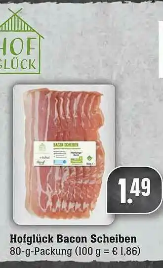 Edeka Hofglükc Bacon Scheiben Angebot