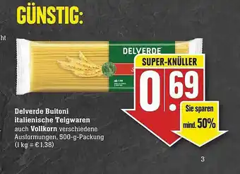 Edeka Delverde Buitoni Italienischer Teigwaren Auch Vollkorn Angebot