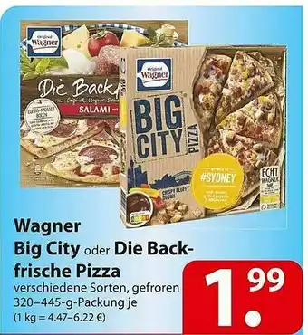 Famila Nord Ost Wagner Big City Oder Die Backfrische Pizza Angebot