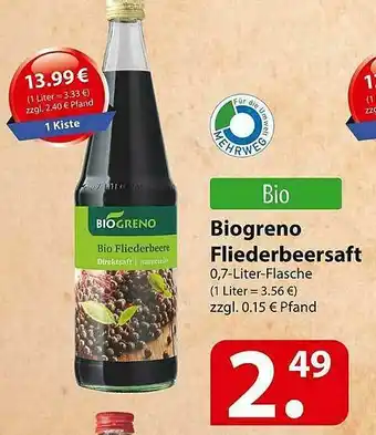 Famila Nord Ost Biogreno Fliederbeersaft Angebot