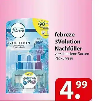 Famila Nord Ost Febreze 3volution Nachfüller Angebot