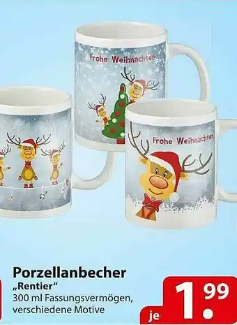 Famila Nord Ost Porzellanbecher „rentier“ Angebot