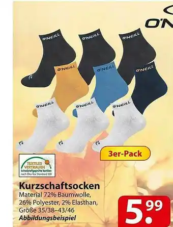 Famila Nord Ost Kurzschaftsocken Angebot