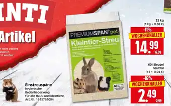 Herkules Baumarkt Einstreuspäne Angebot