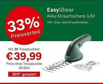 Famila Nord Ost Easyshear Akku-strauchschere 3.6v Angebot